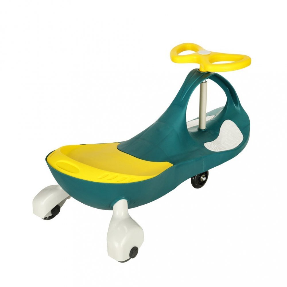 Ikonka Plasmacar gravitational cu LED-uri luminoase YellowGreen inaltime de la sol pana la sezut 21 cm greutate maxima admisa 50 kg