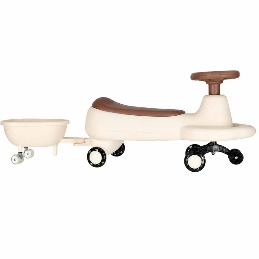 Ikonka Plasmacar gravitational pentru copii Swing Fix S5 cu LED-uri luminoase si efecte sonore design ergonomic cu remorca inclusa