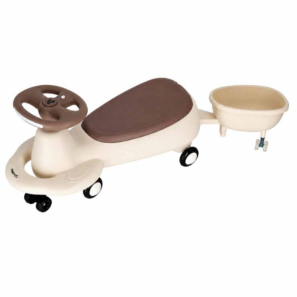 Ikonka Plasmacar gravitational pentru copii Swing Fix S5 cu LED-uri luminoase si efecte sonore design ergonomic cu remorca inclusa