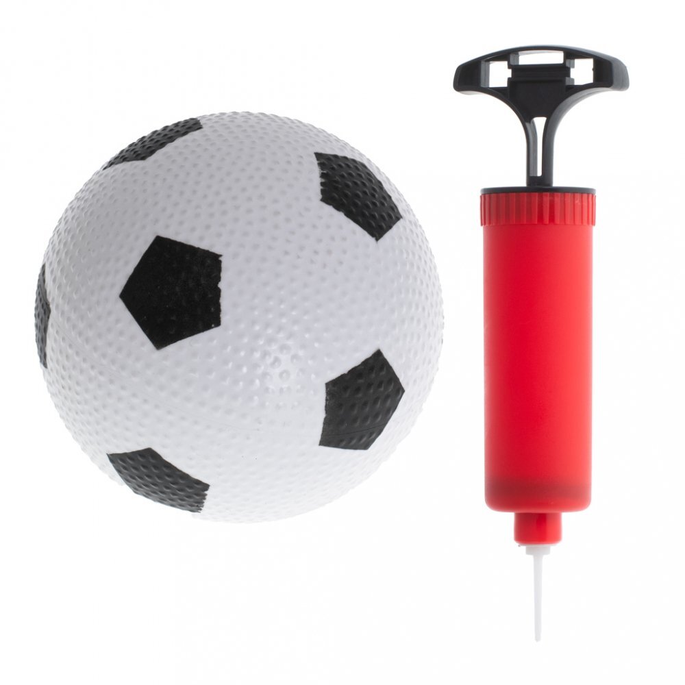 Ikonka Poarta de fotbal pentru copii 2 in 1 cu minge si pompa incluse dimensiune 143 x 110 x 70 cm