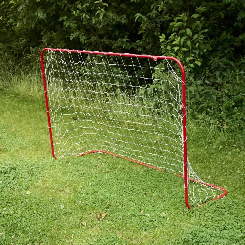 Ikonka Poarta fotbal pentru copii constructie robusta din otel galvanizat dimensiune 183 x 122 x 61 cm