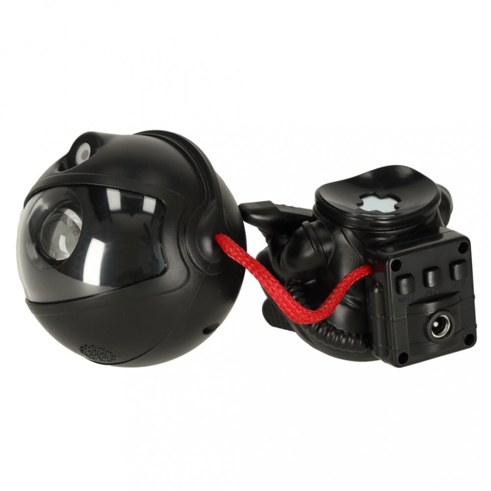 Ikonka Proiector decorativ Astronaut Star cu cap rotativ 360 grade si telecomanda black