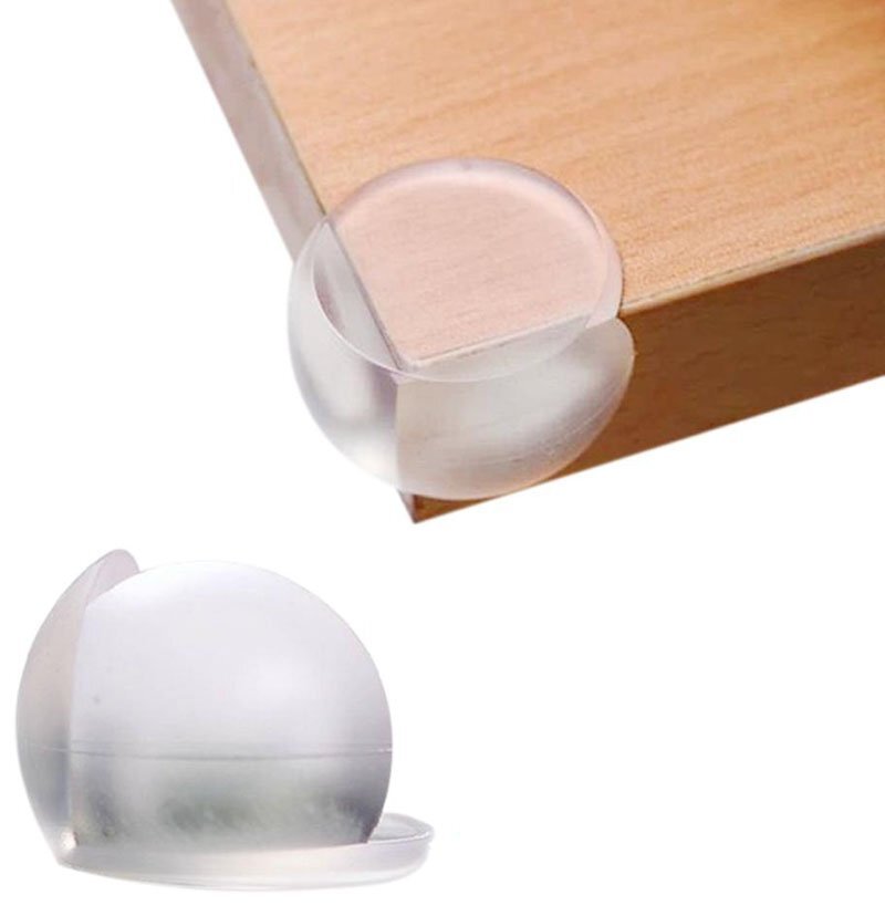 Ikonka Protectie pentru colt mobilier din Silicon 3x3 cm Transparent