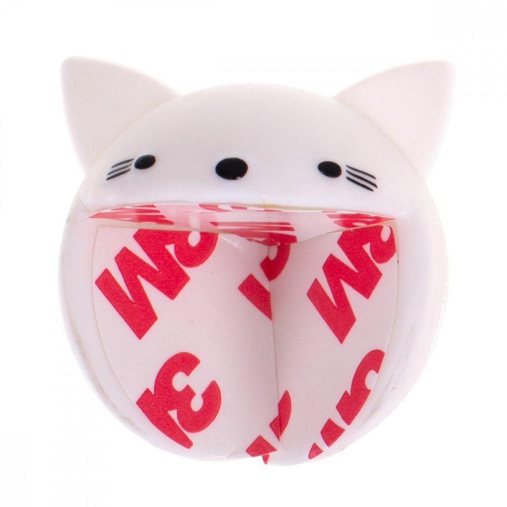 Ikonka Protectie pentru colturi din silicon White Cat