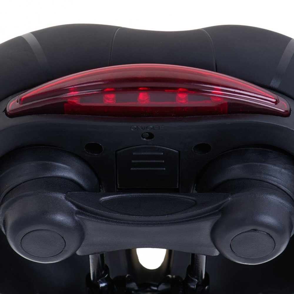 Ikonka Sa pentru bicicleta in forma ergonomica Black design ergonomic si anatomic echipata cu lampa LED 5 diode
