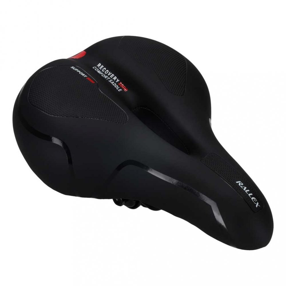 Ikonka Sa pentru bicicleta in forma ergonomica Black design ergonomic si anatomic echipata cu lampa LED 5 diode