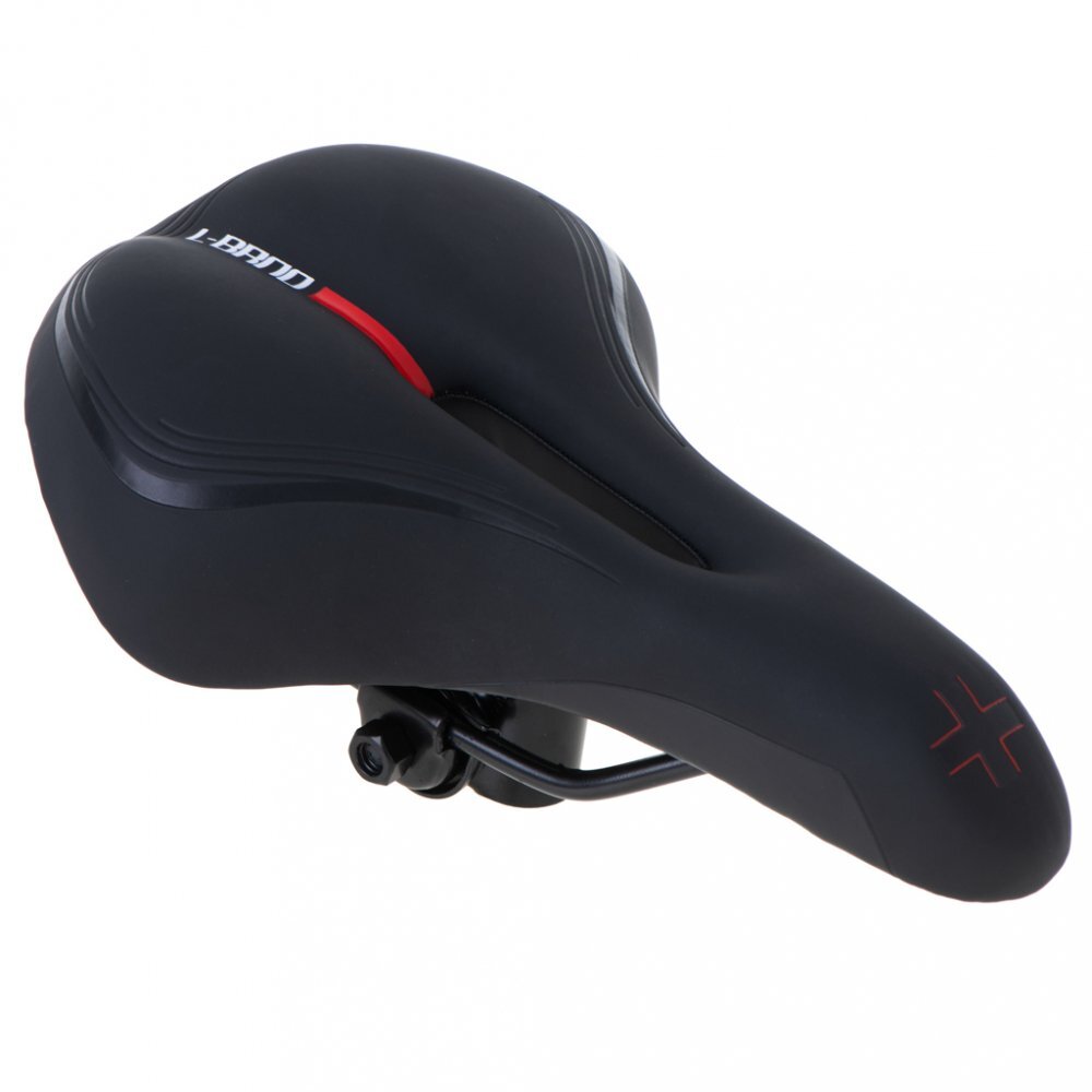 Ikonka Sa pentru bicicleta in forma ergonomica Poliuretan 30x17.5x10cm Negru
