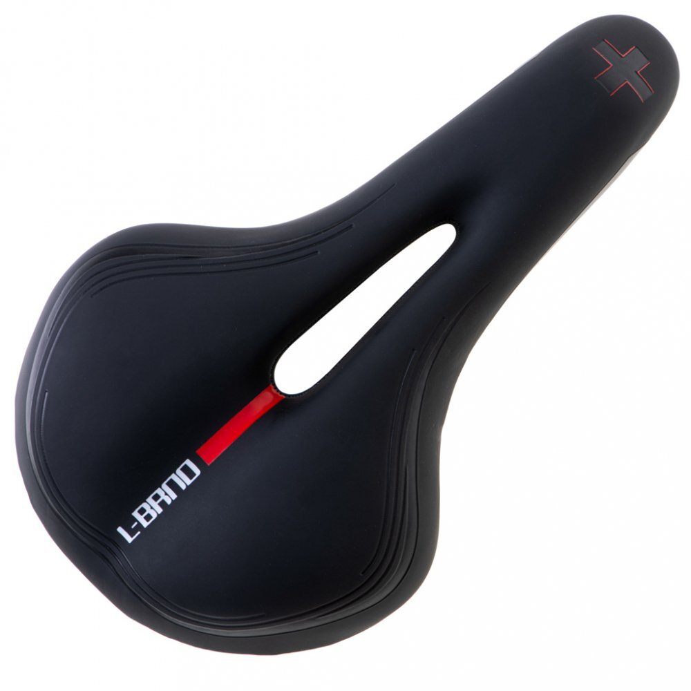 Ikonka Sa pentru bicicleta in forma ergonomica Poliuretan 30x17.5x10cm Negru