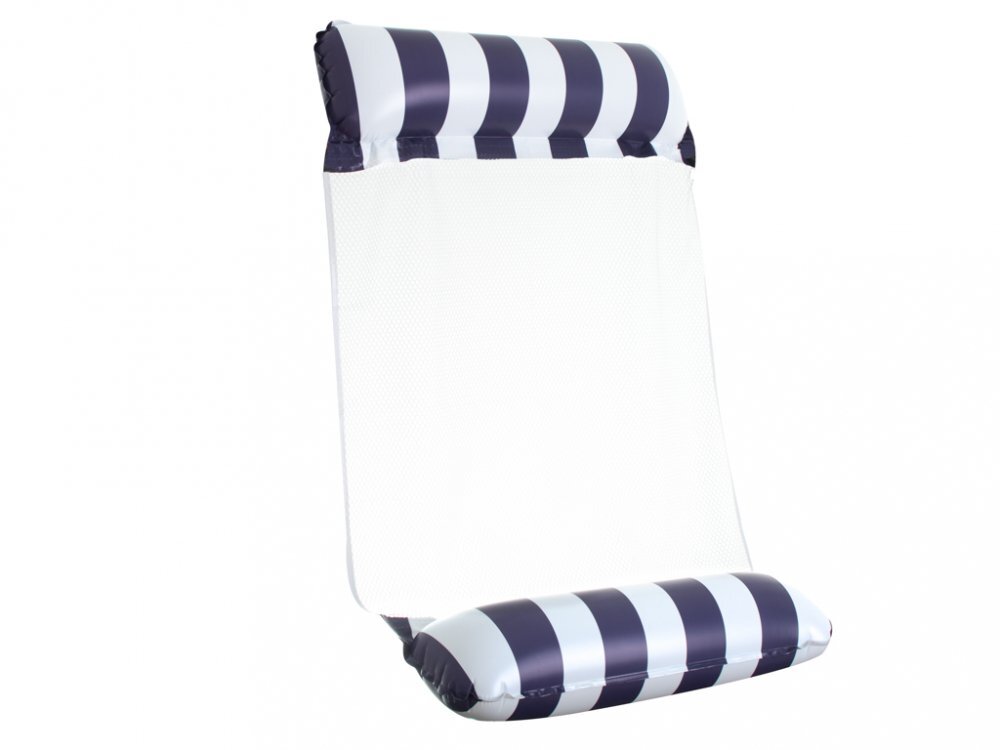 Ikonka Saltea gonflabila de plaja 120x70cm Blue Stripes