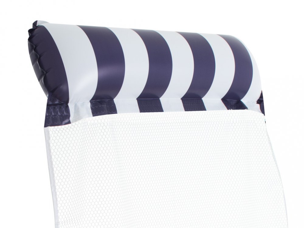 Ikonka Saltea gonflabila de plaja 120x70cm Blue Stripes