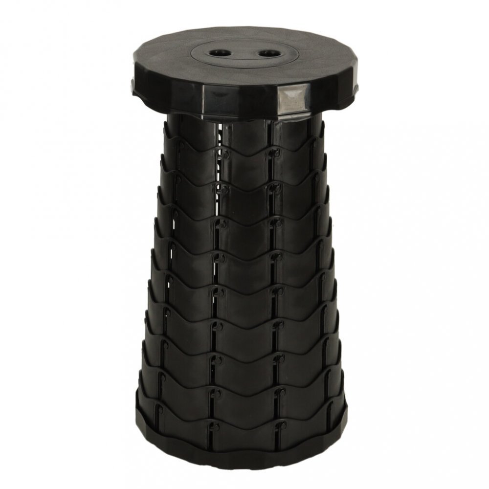 Ikonka Scaun telescopic pliabil 24 cm Black
