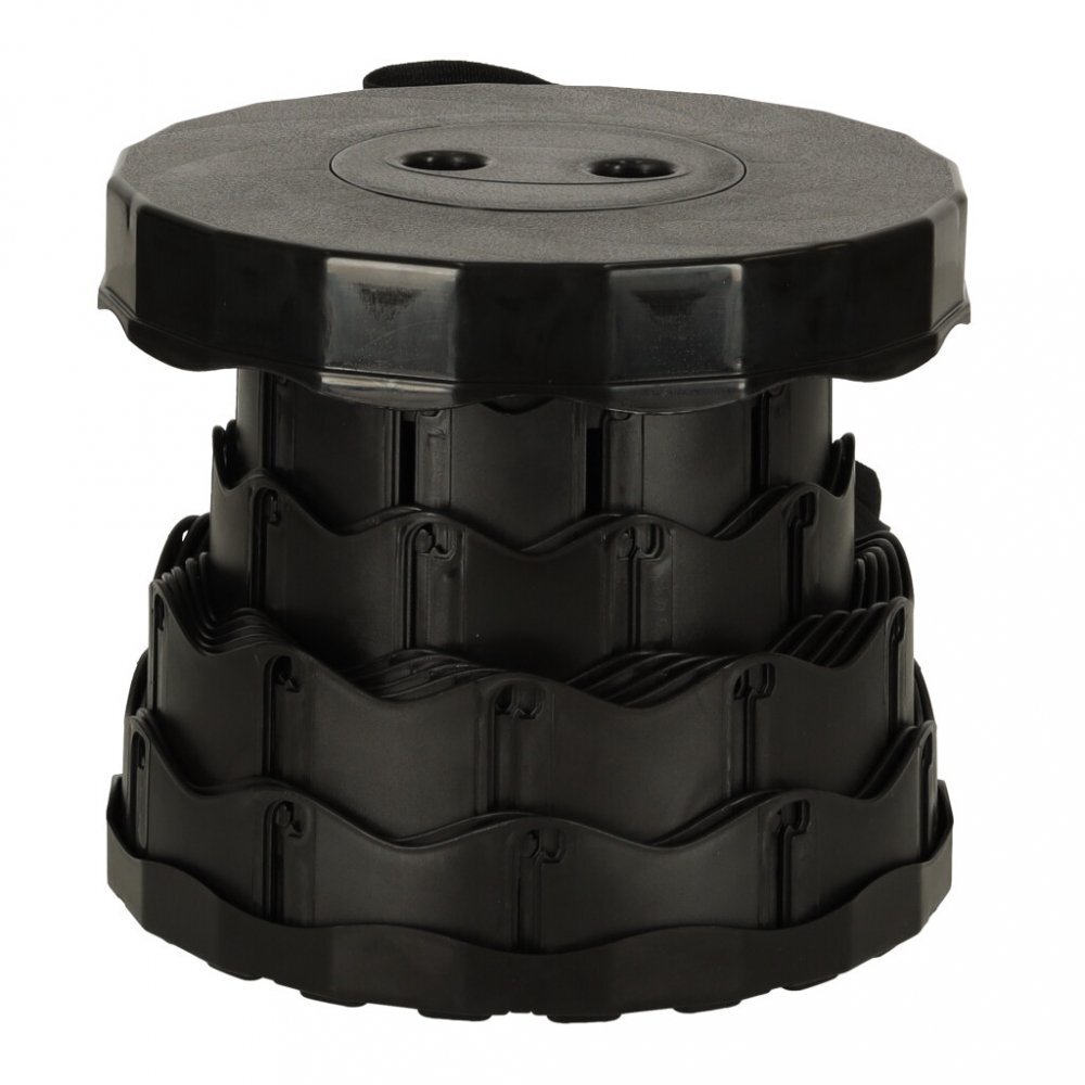 Ikonka Scaun telescopic pliabil 24 cm Black