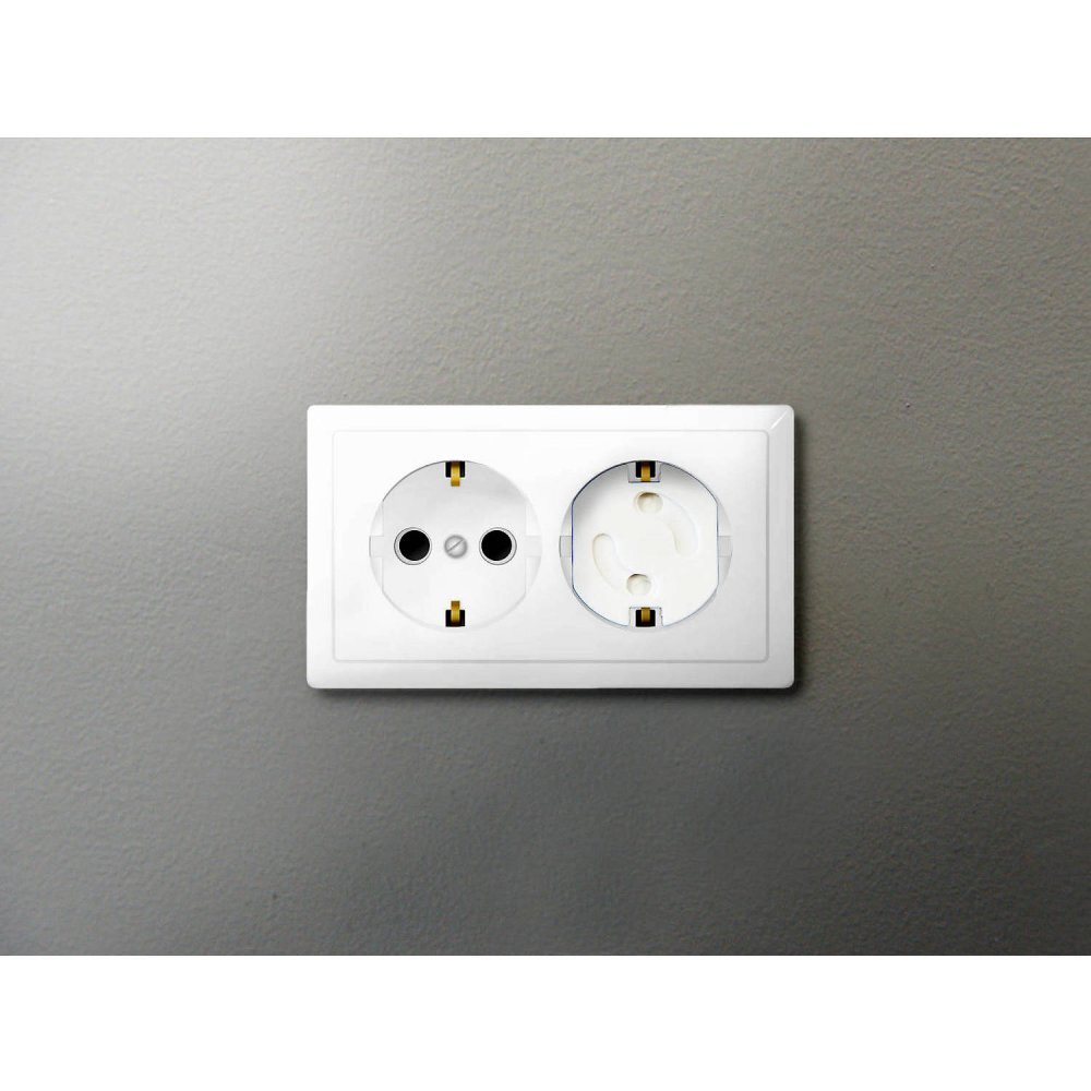 Ikonka Set 10 capace de siguranta pentru prize fara cheie IK6721 alb