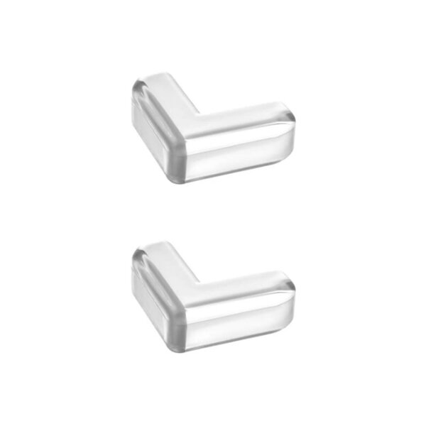 Ikonka Set 2 aparatori din silicon pentru colturi 4x4x1.5 cm