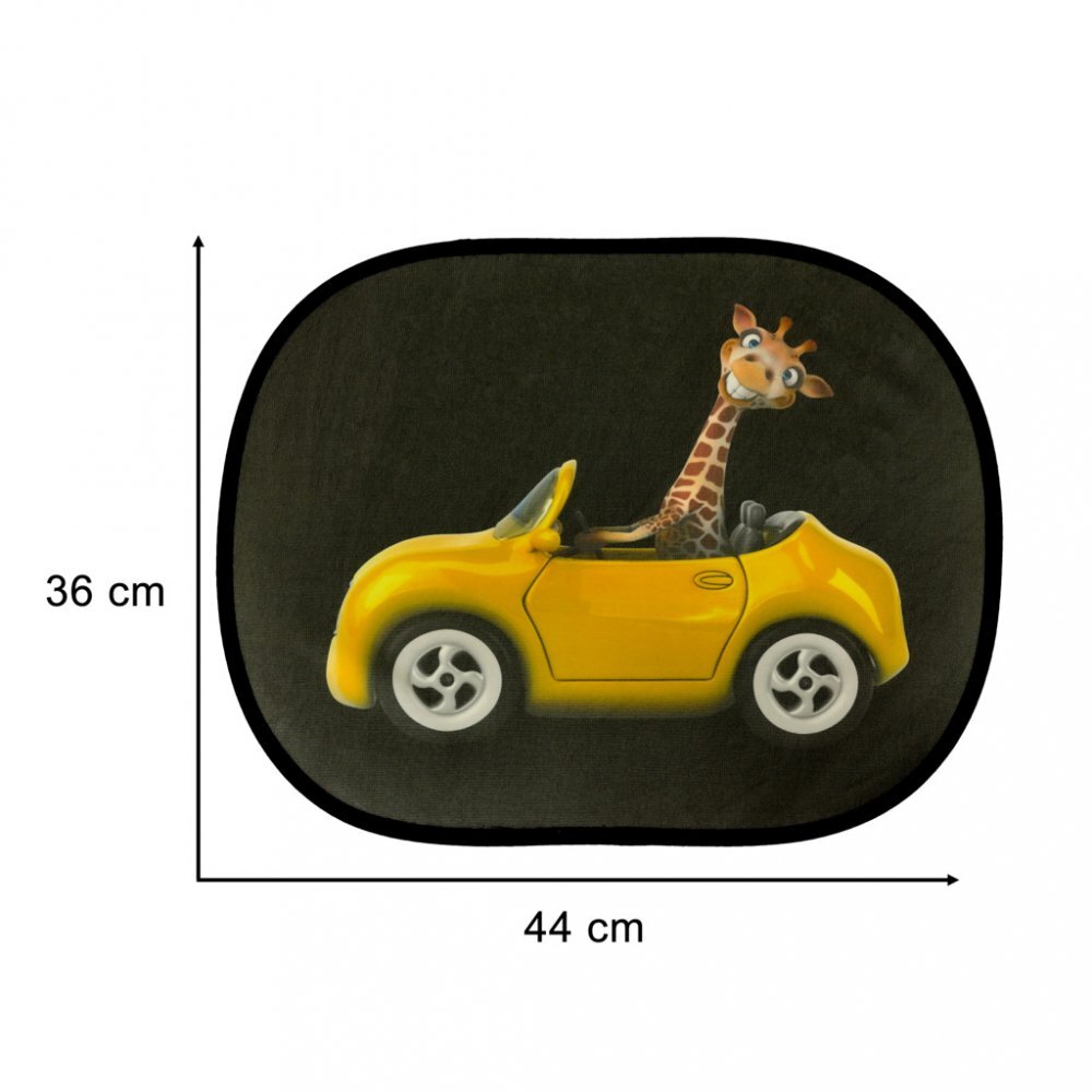 Ikonka Set 2 parasolare auto model Girafa dimensiune 44 cm x 36 cm