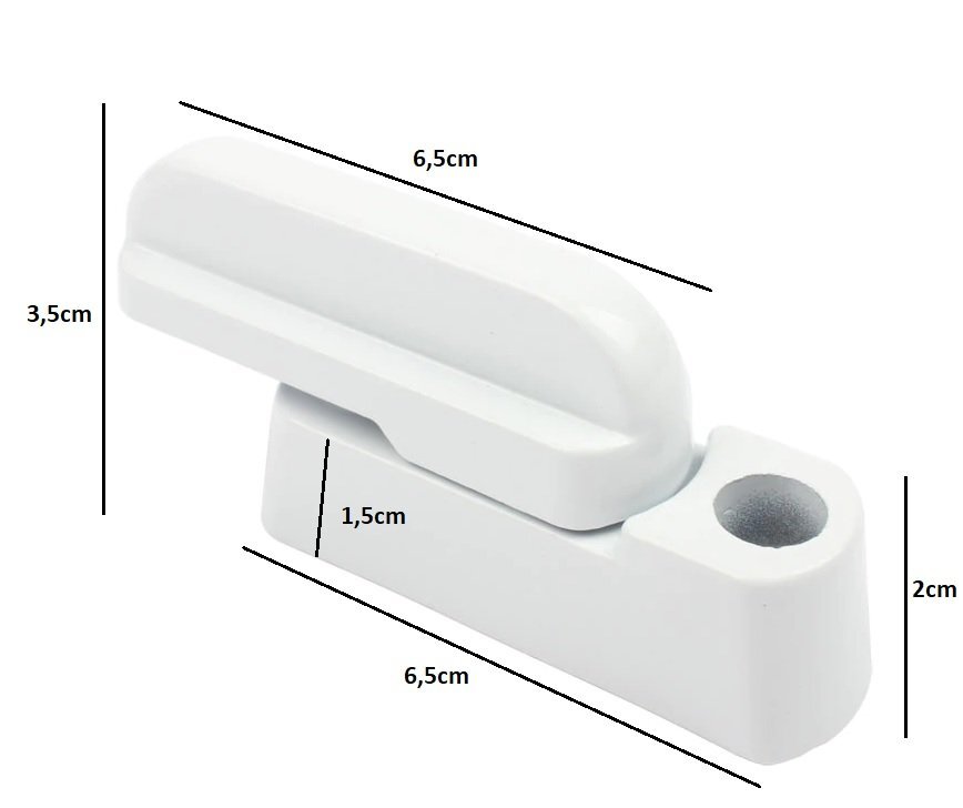 Ikonka Set 2 sisteme de siguranta ferestre si usi White