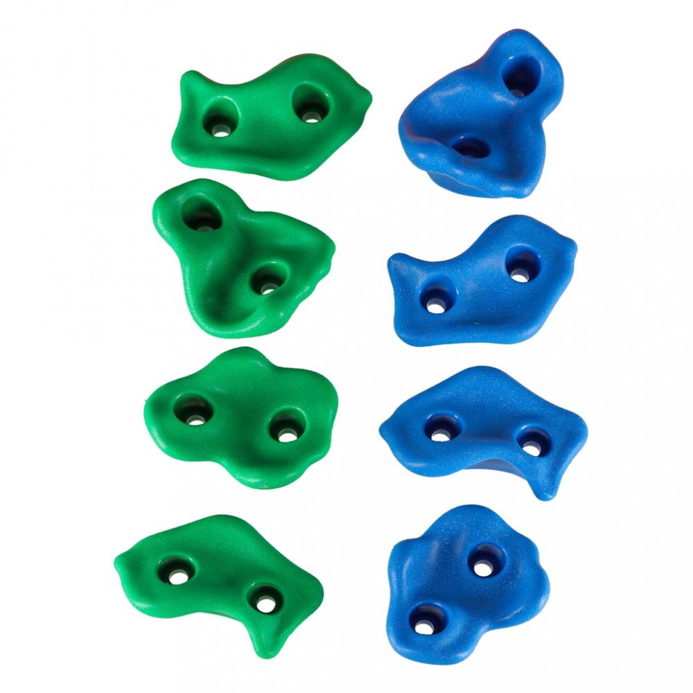 Ikonka Set 20 prize de catarare pentru copii cu sistem fixare inclus din plastic multicolor