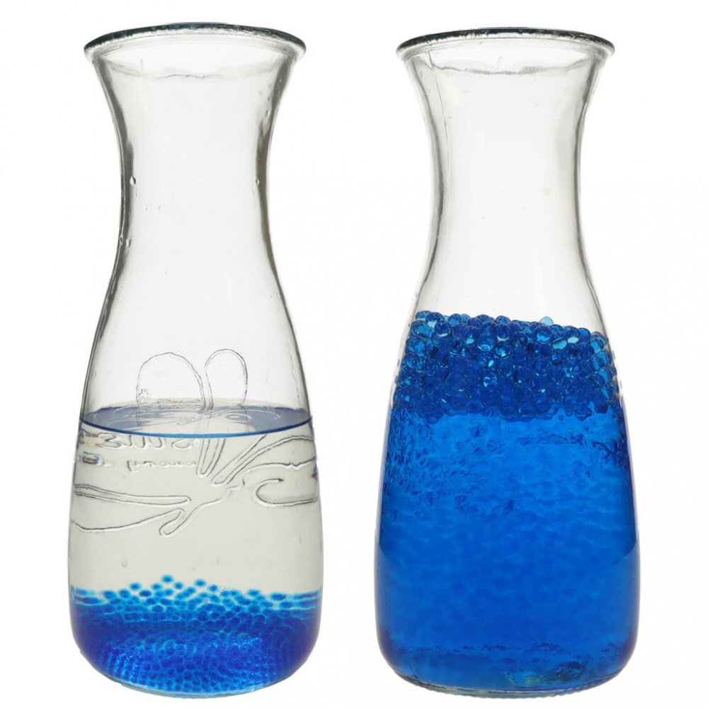 Ikonka Set 50000 bilute cu Hidrogel decorative expandabile in apa Blue