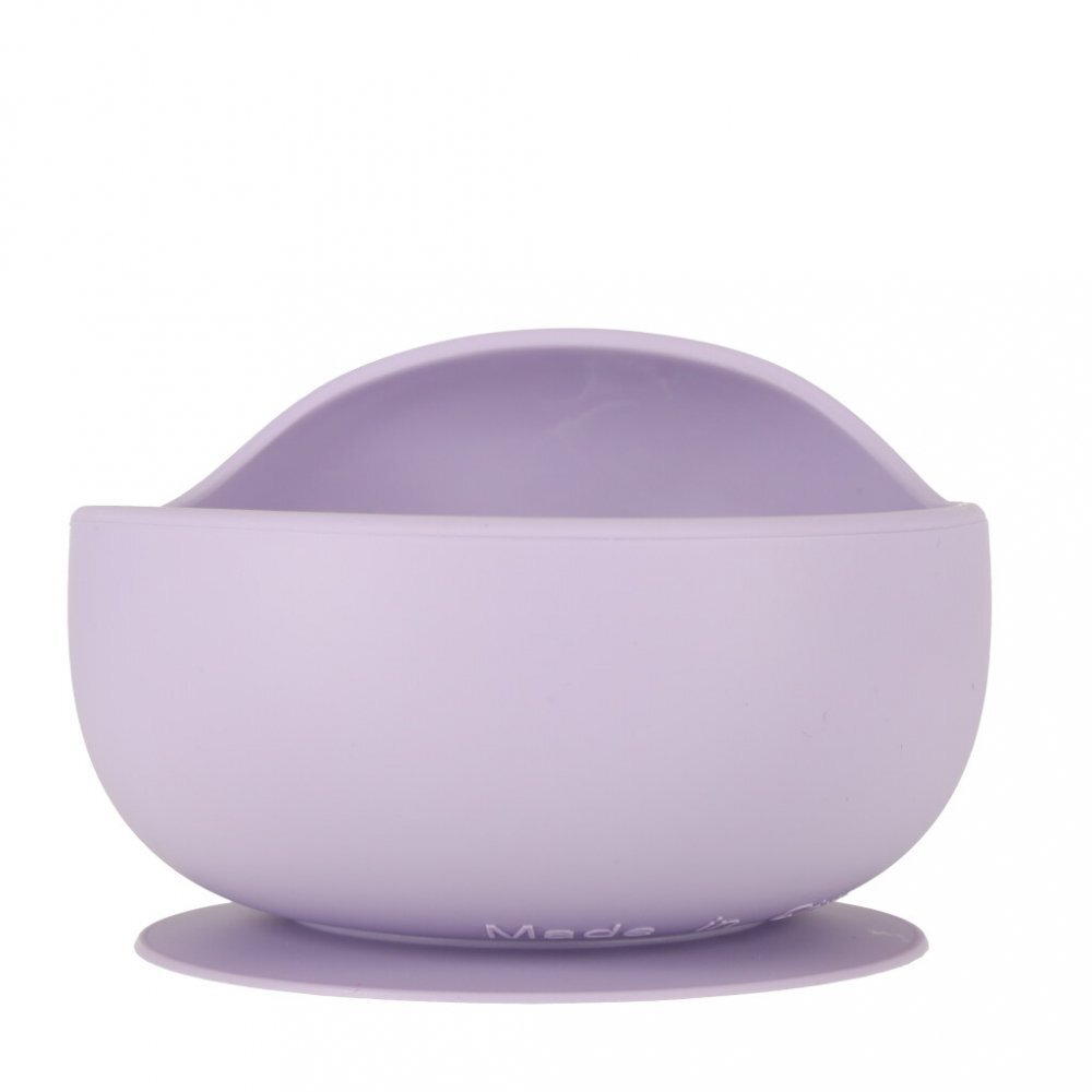 Ikonka Set complet de hranire copii cu 9 piese din silicon pentru diversificare hrana Purple Crab