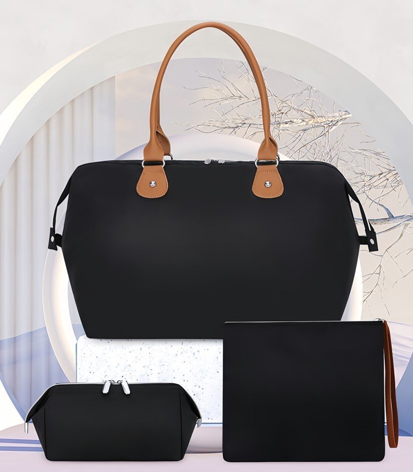Ikonka Set geanta pentru mamici Black
