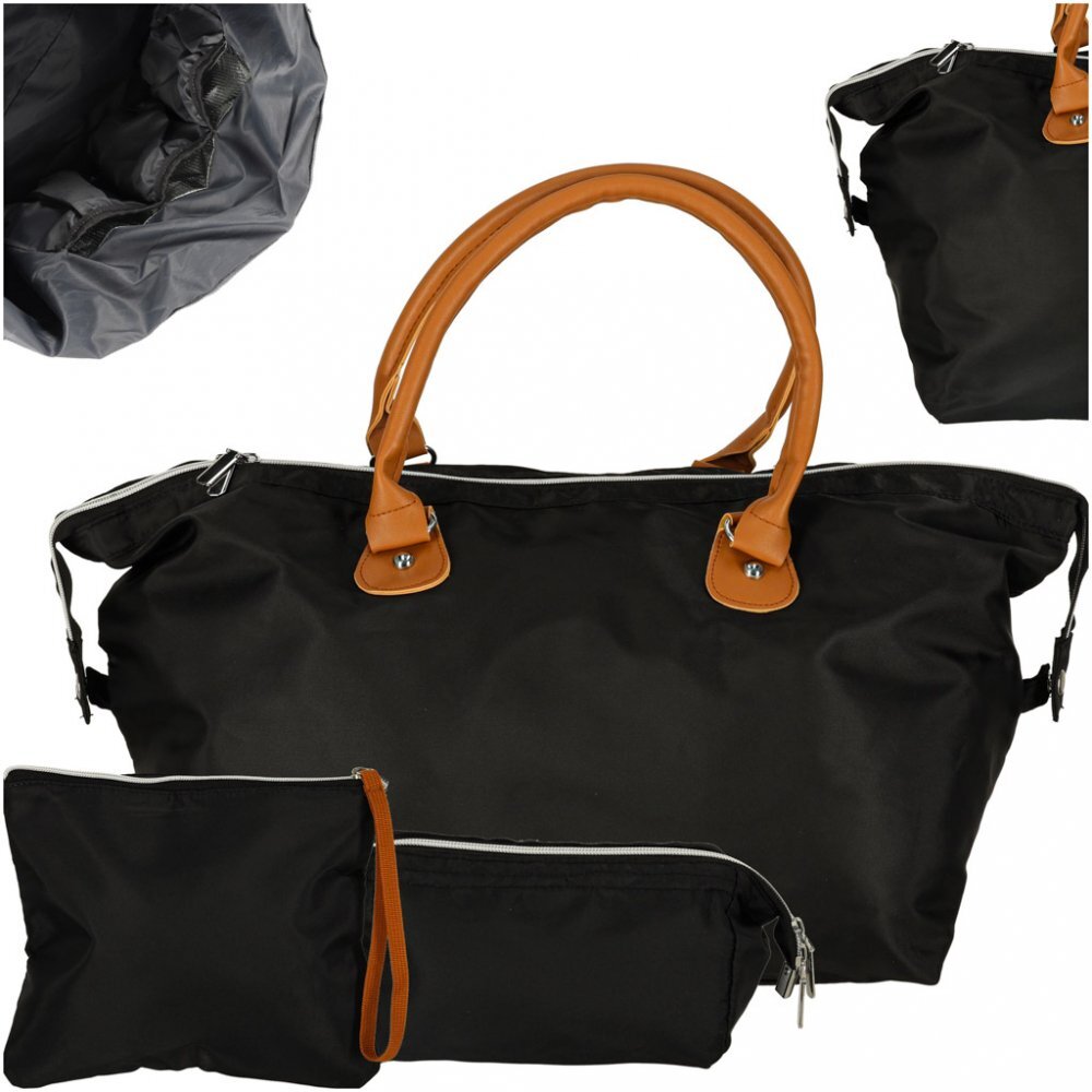 Ikonka Set geanta pentru mamici Black