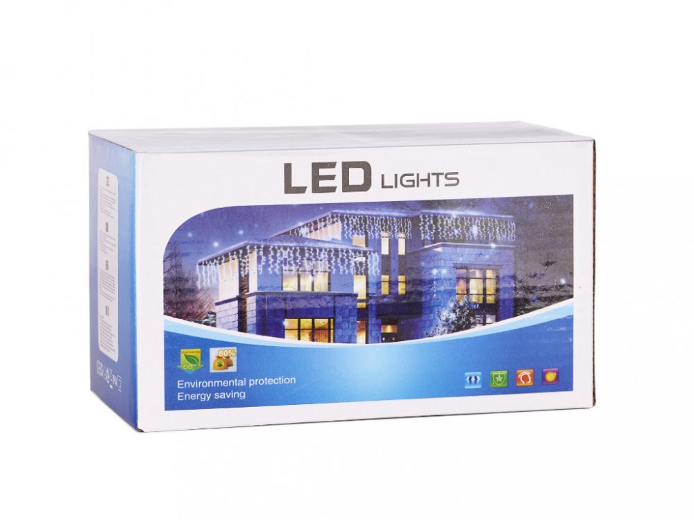 Ikonka Set lumini cortina 3m cu USB telecomanda si 200 LED-uri Multicolore