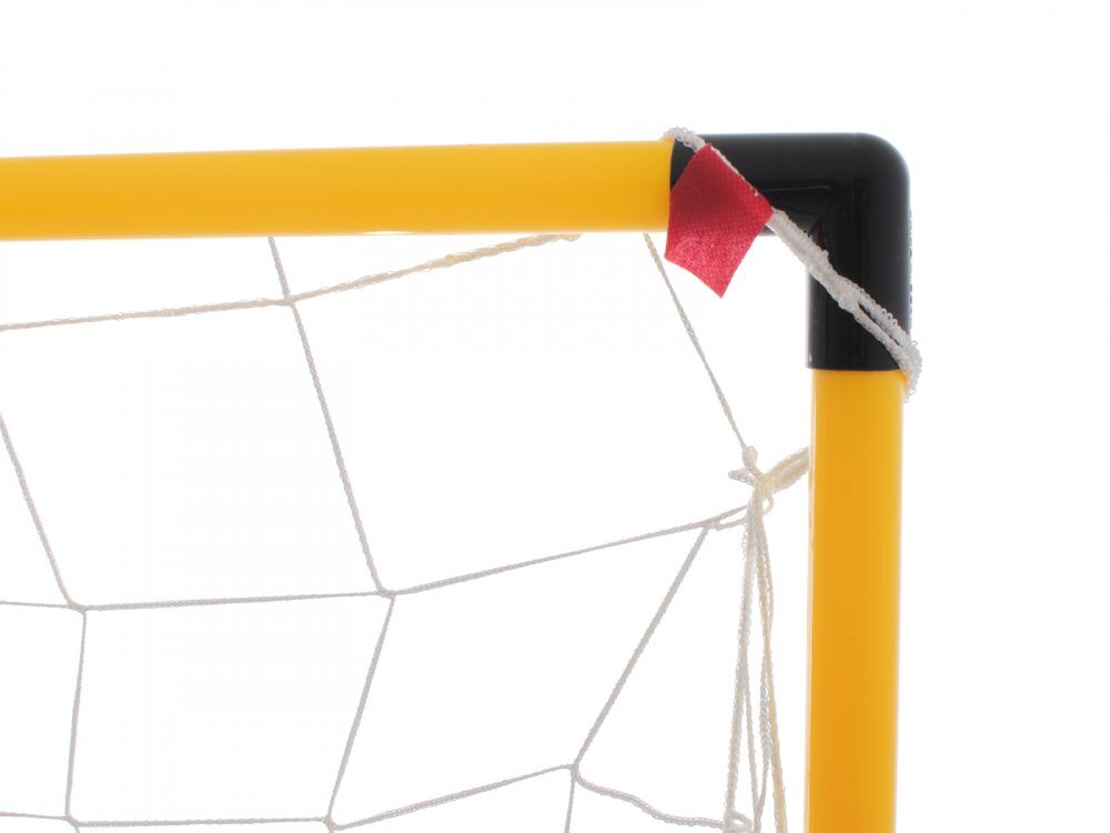 Ikonka Set poarta de fotbal pentru copii cu pompa si minge incluse dimensiune 156 x 70 x 107cm Soccer Goal