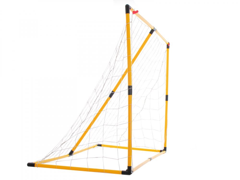 Ikonka Set poarta de fotbal pentru copii cu pompa si minge incluse dimensiune 156 x 70 x 107cm Soccer Goal