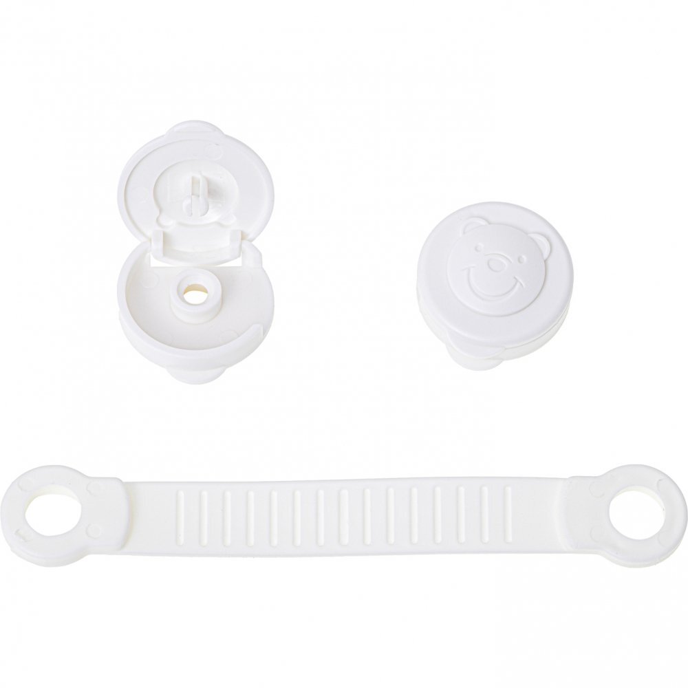 Ikonka Sistem de siguranta multifunctional 15.3 cm 1 buc alb