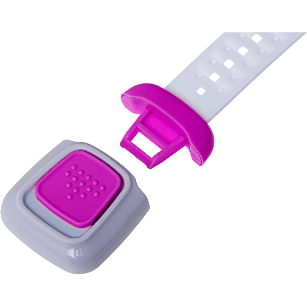 Ikonka Sistem de siguranta multifunctional reglabil 24.5 cm 1 buc roz