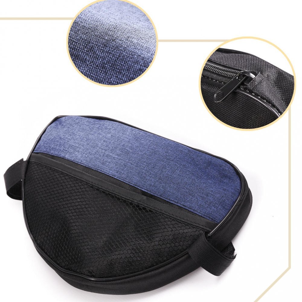 Ikonka Tricicleta pentru copii Trike Fix Lite Blue cu scaun rotativ 360 sistem roata libera roti cauciuc EVA suport pentru picioare maner cu control al directiei si frana pe rotile din spate