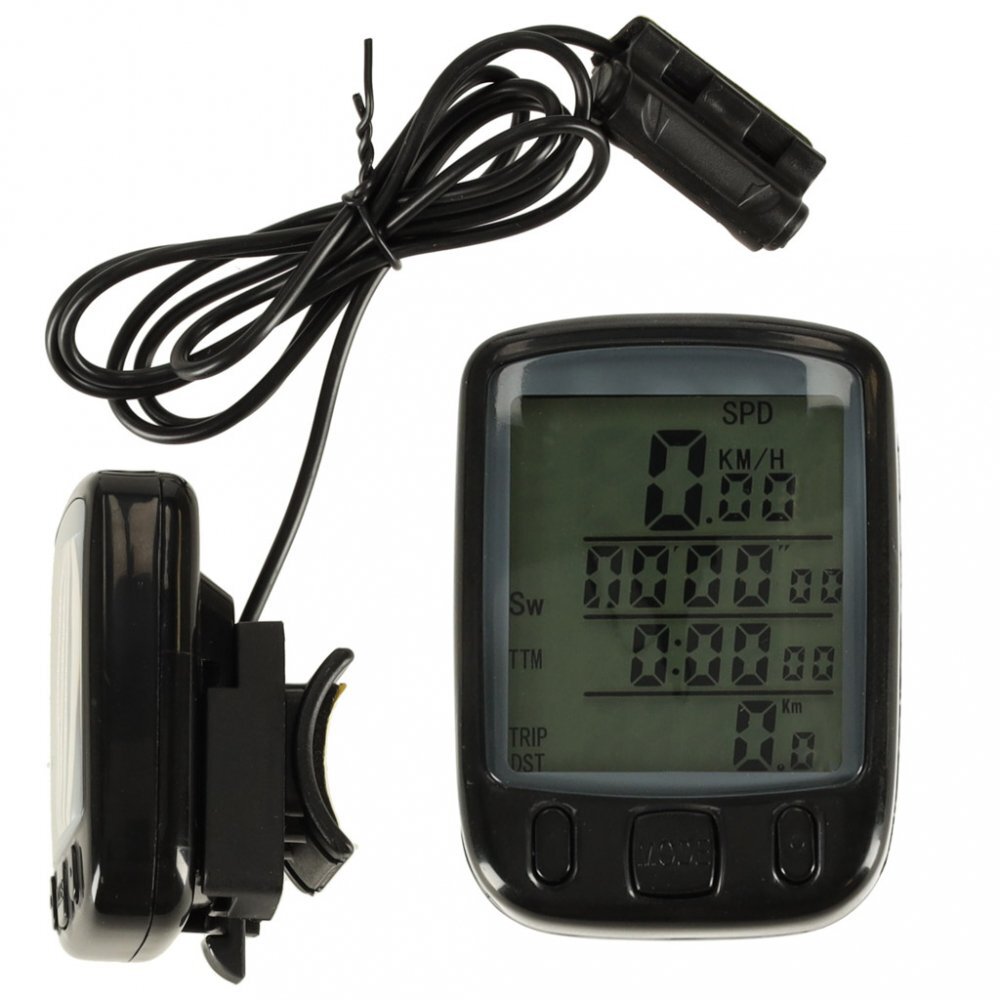 Ikonka Vitezometrul de bicicleta rezistent la apa cu ecran tactil LCD 25 in1