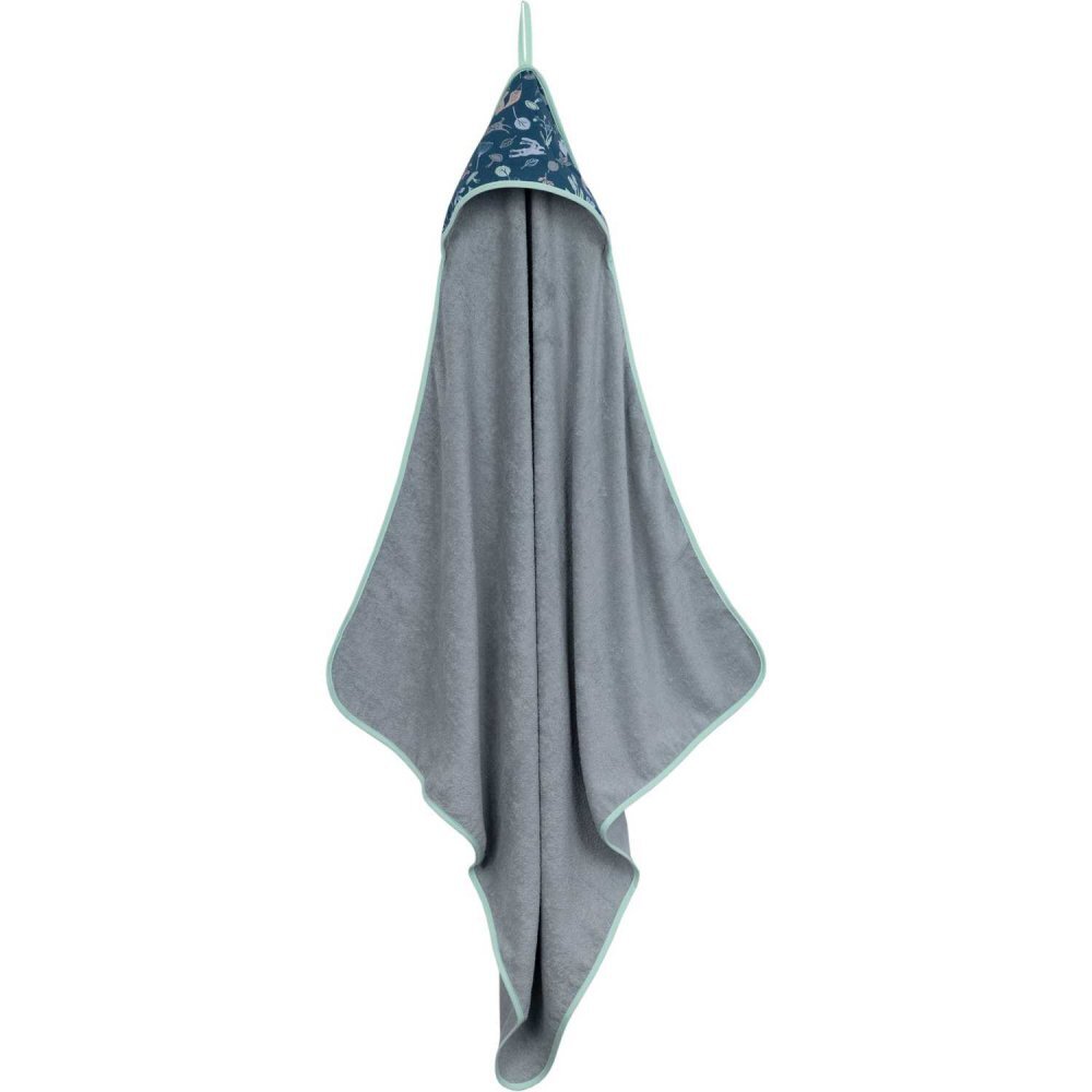 Infantilo Prosop de baie cu gluga 100x100 cm padure navy gri