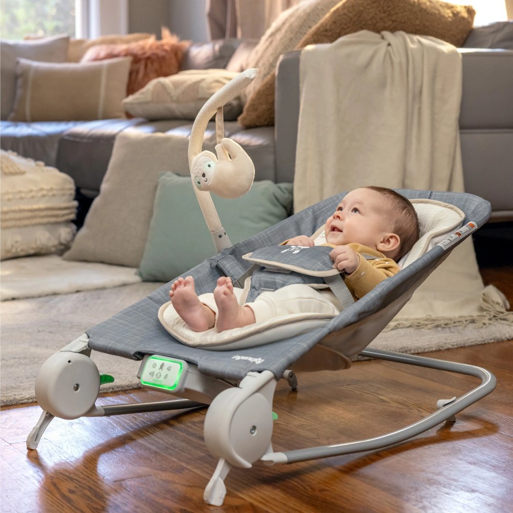 InGenuity Balansoar cu functie de masaj Happy Belly Rock to Bounce Parker