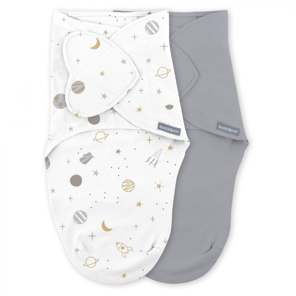 InGenuity Set 2 sisteme de infasare Sunset Space Swaddle Me 0-3 luni colectia Monogram
