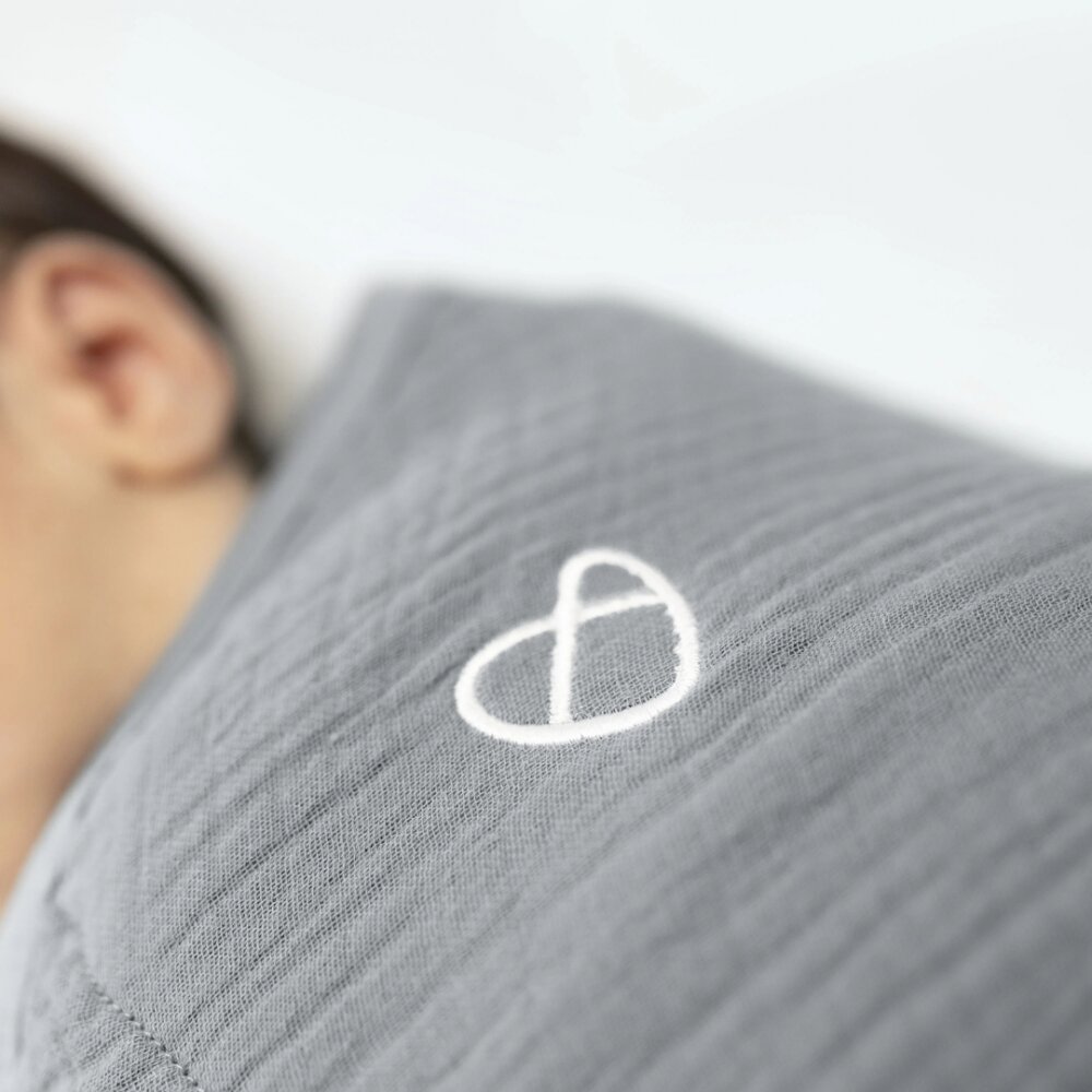 InGenuity Sistem de infasare Granite Swaddle Me 0-3 luni din muselina colectia Original
