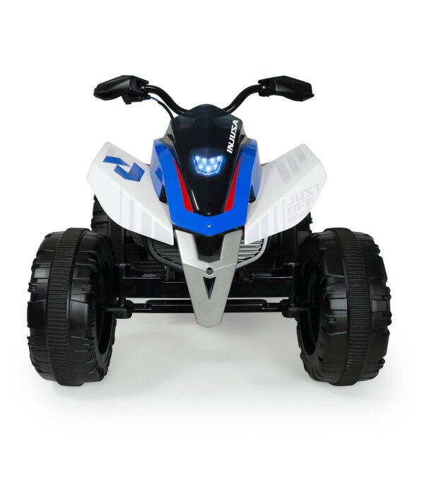 INJUSA Atv electric pentru copii Quad Rage 12V model silentios pornire cu cheie suspensii frana electrica 3 ani+