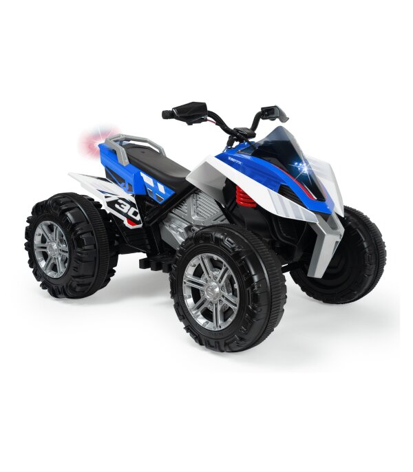 INJUSA Atv electric pentru copii Quad Rage 12V model silentios pornire cu cheie suspensii frana electrica 3 ani+