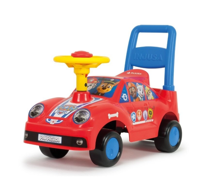 INJUSA Masinuta ride-on pentru copii Paw Patrol cu maner pentru impins fara pedale 12 luni+