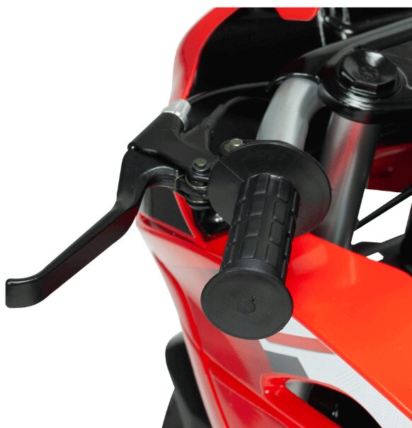INJUSA Motocicleta electrica pentru copii Racing Fighter 24V frana cu tambur roti gonflabile 6-10 ani