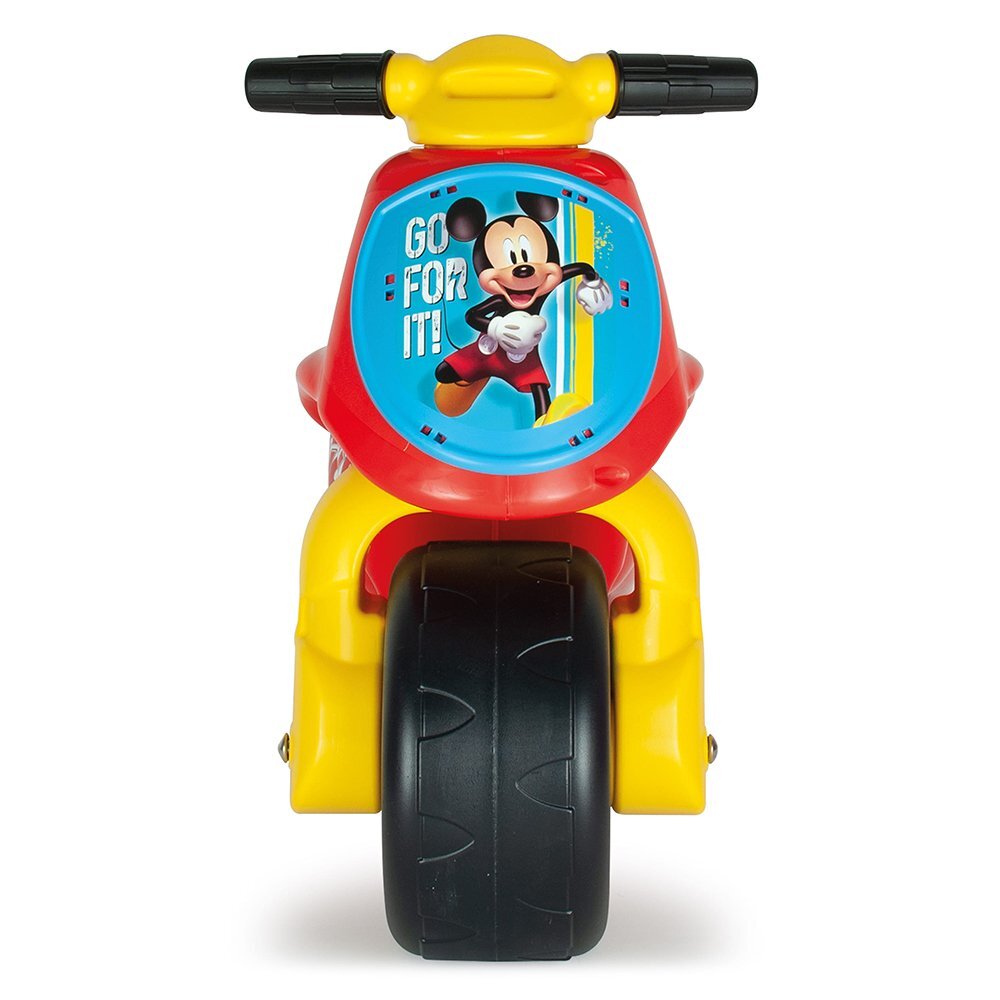 INJUSA Motocicleta pentru copii Neox licenta Disney Mickey Mouse Rosu Albastru ride-on fara pedale 18-36 luni greutate admisa 30 kg