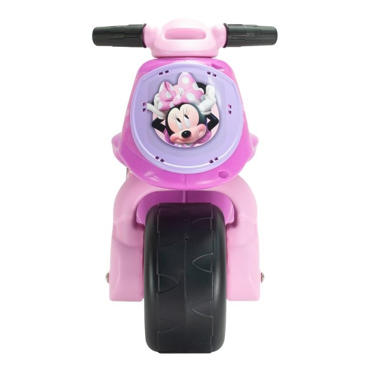 INJUSA Motocicleta pentru copii Neox licenta Disney Minnie Mouse Roz ride-on fara pedale 18-36 luni greutate admisa 30 kg