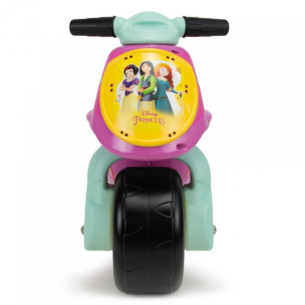 INJUSA Motocicleta pentru copii Neox licenta Disney Princess Roz Verde ride-on fara pedale 18-36 luni greutate admisa 30 kg