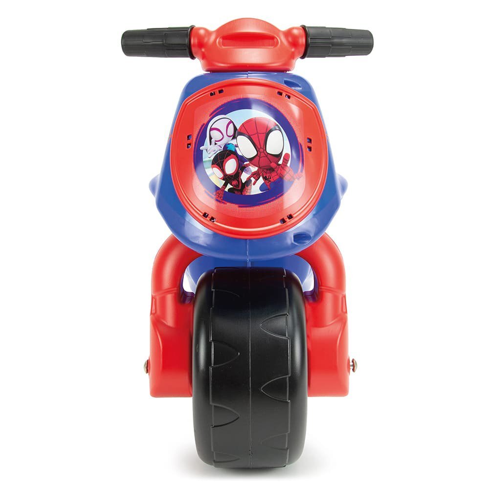 INJUSA Motocicleta pentru copii Neox licenta Marvel Studios Spiderman Rosu Albastru ride-on fara pedale 18-36 luni greutate admisa 30 kg