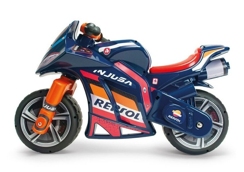 INJUSA Motocicleta pentru copii tip ride-on Repsol Winner fara pedale stabila si rezistenta 3 ani+ maxim 50 kg