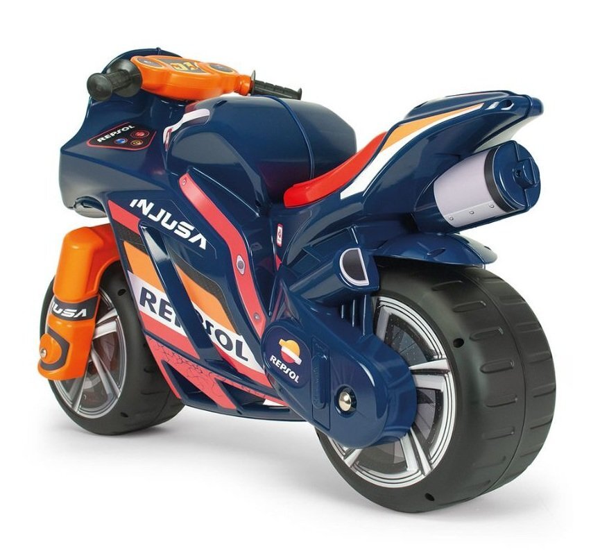 INJUSA Motocicleta pentru copii tip ride-on Repsol Winner fara pedale stabila si rezistenta 3 ani+ maxim 50 kg