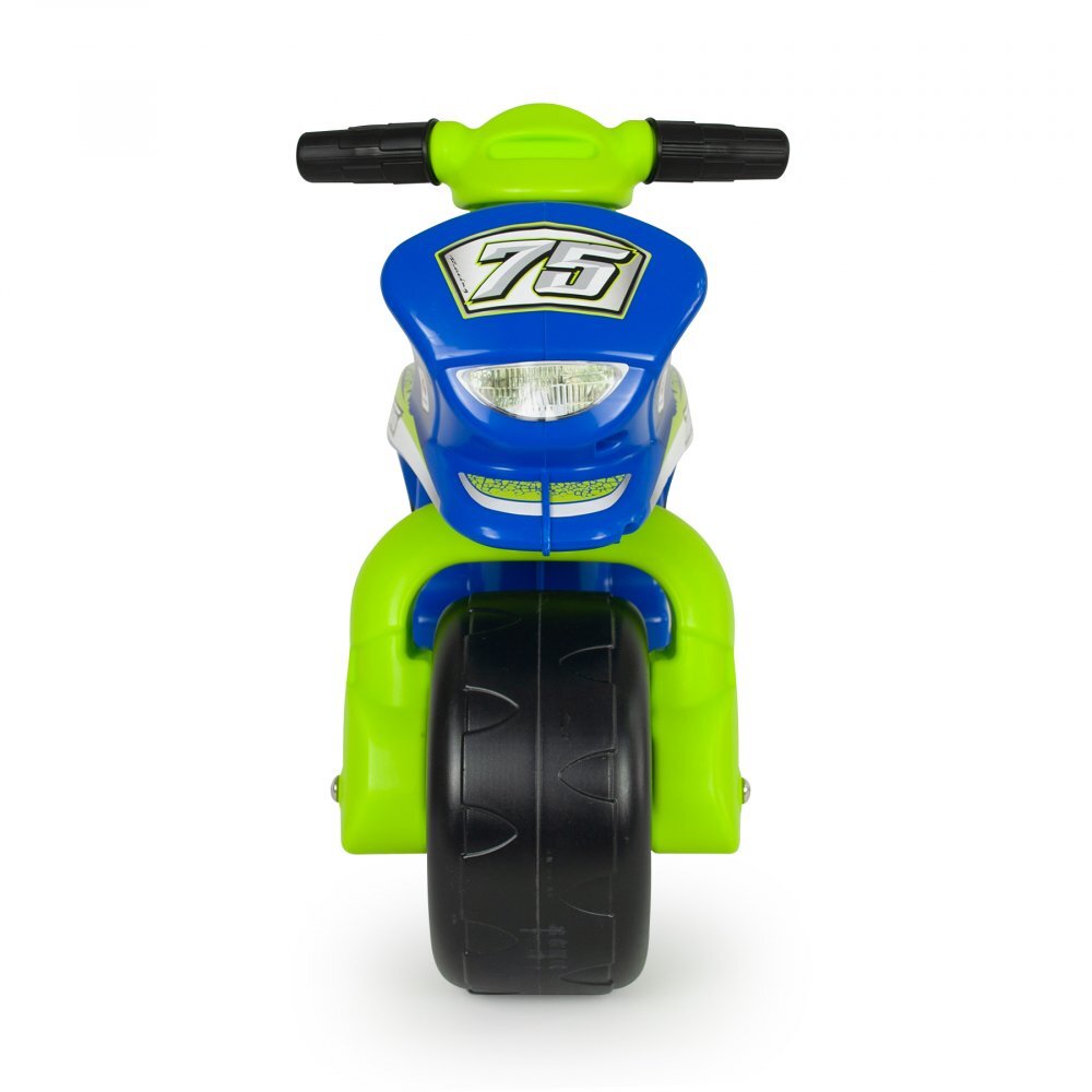 INJUSA Motocicleta pentru copii Tundra Tornado Blue cu roti late greutate admisa 30 kg varsta 18 luni+