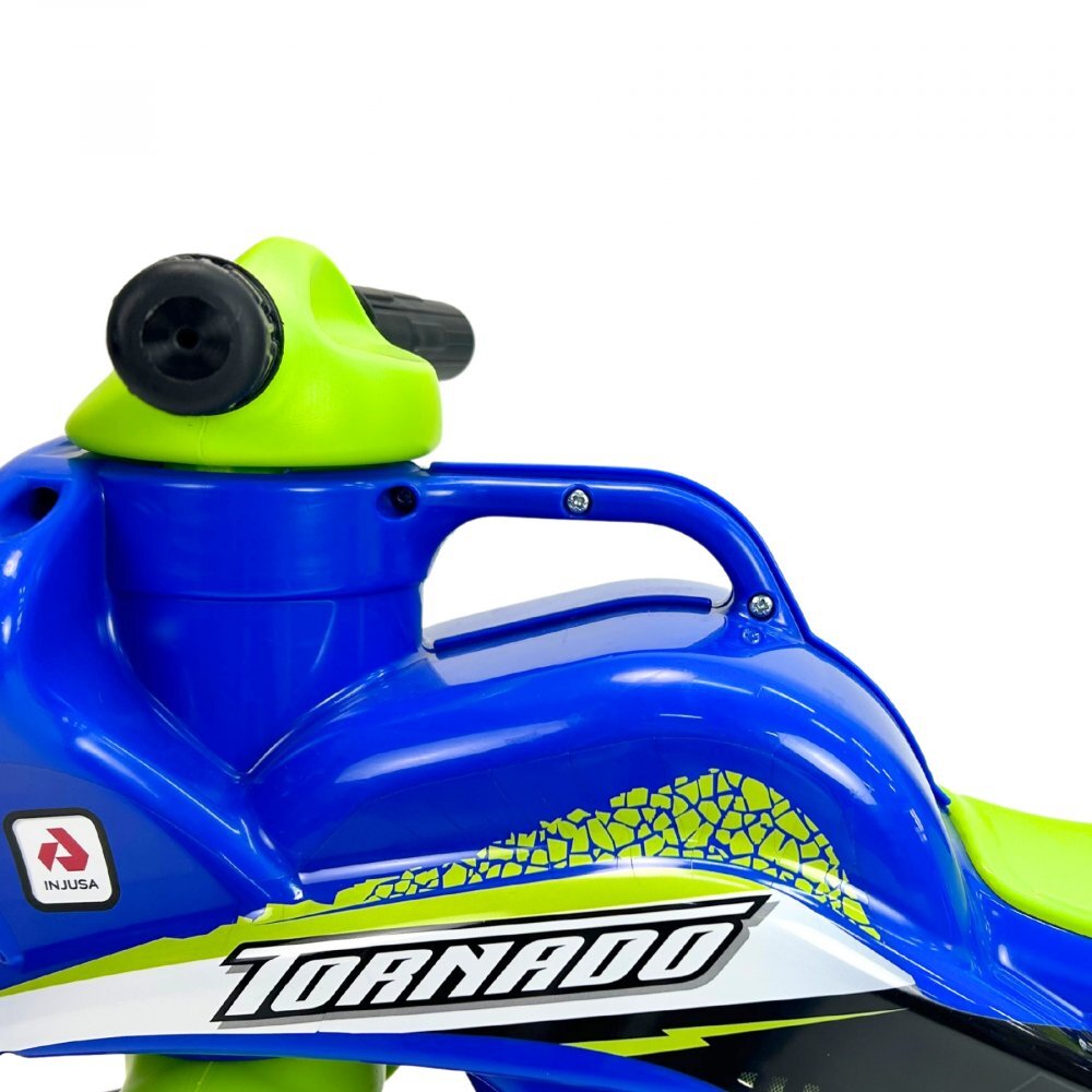 INJUSA Motocicleta pentru copii Tundra Tornado Blue cu roti late greutate admisa 30 kg varsta 18 luni+