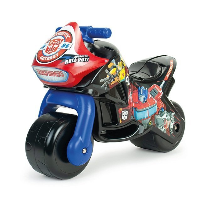 INJUSA Motocicleta ride-on pentru copii Transformers Twin Dessert greutate admisa 30 kg 18 luni+