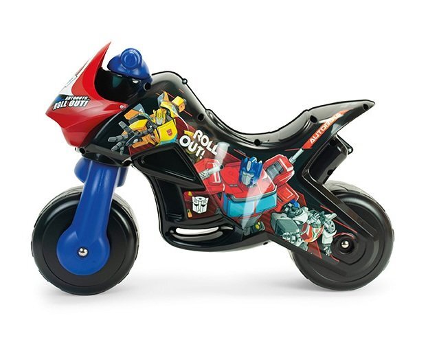 INJUSA Motocicleta ride-on pentru copii Transformers Twin Dessert greutate admisa 30 kg 18 luni+